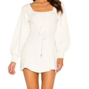 Free People Emmaline Mini Dress in White